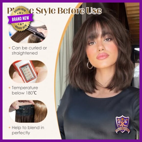 Human Hair Clip-In Extensions, 4 Pieces, Straight, Adds Volume main image 4